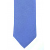 Thin tie in pure silk ribbed