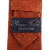 Thin tie in pure silk ribbed