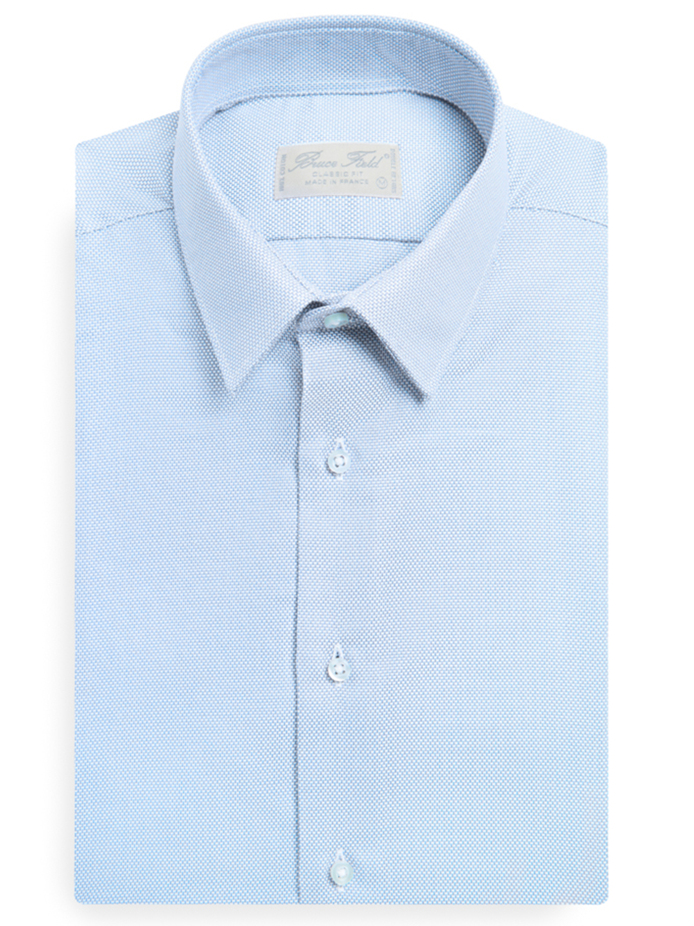 Chemise Bruce Ebay Field Finement Coton Piqué Pur Coupe Classique OFqPF
