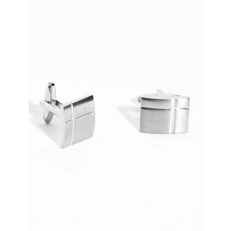 Cufflinks two-tone metal and black Cufflinks two-tone metal and black
