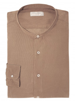 Shirt man slim fit with collar Mao pure cotton double twisted Shirt man slim fit with collar Mao pure cotton double twisted