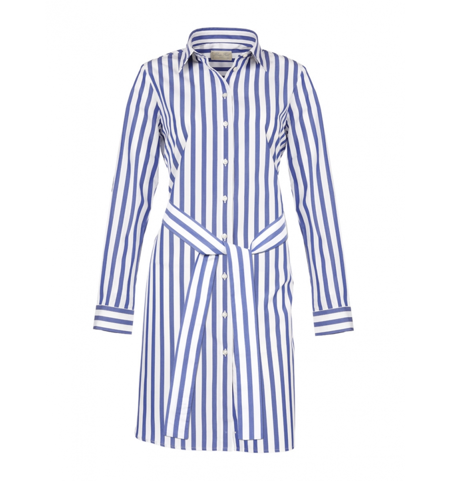 robe chemise rayee
